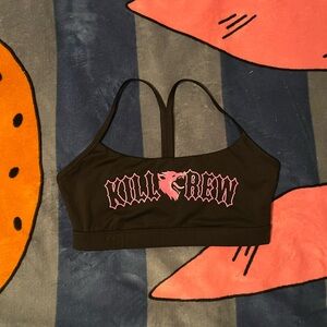kill crew black original sports bra